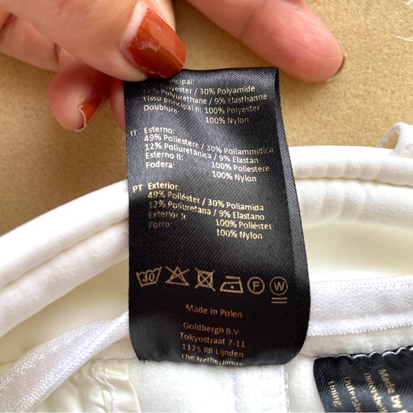 🛑 Goldbergh White Pippa Ski Pants - XS, ***no belt*** - Picture 11 of 16